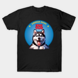 I Love my dog Siberian Husky T-Shirt